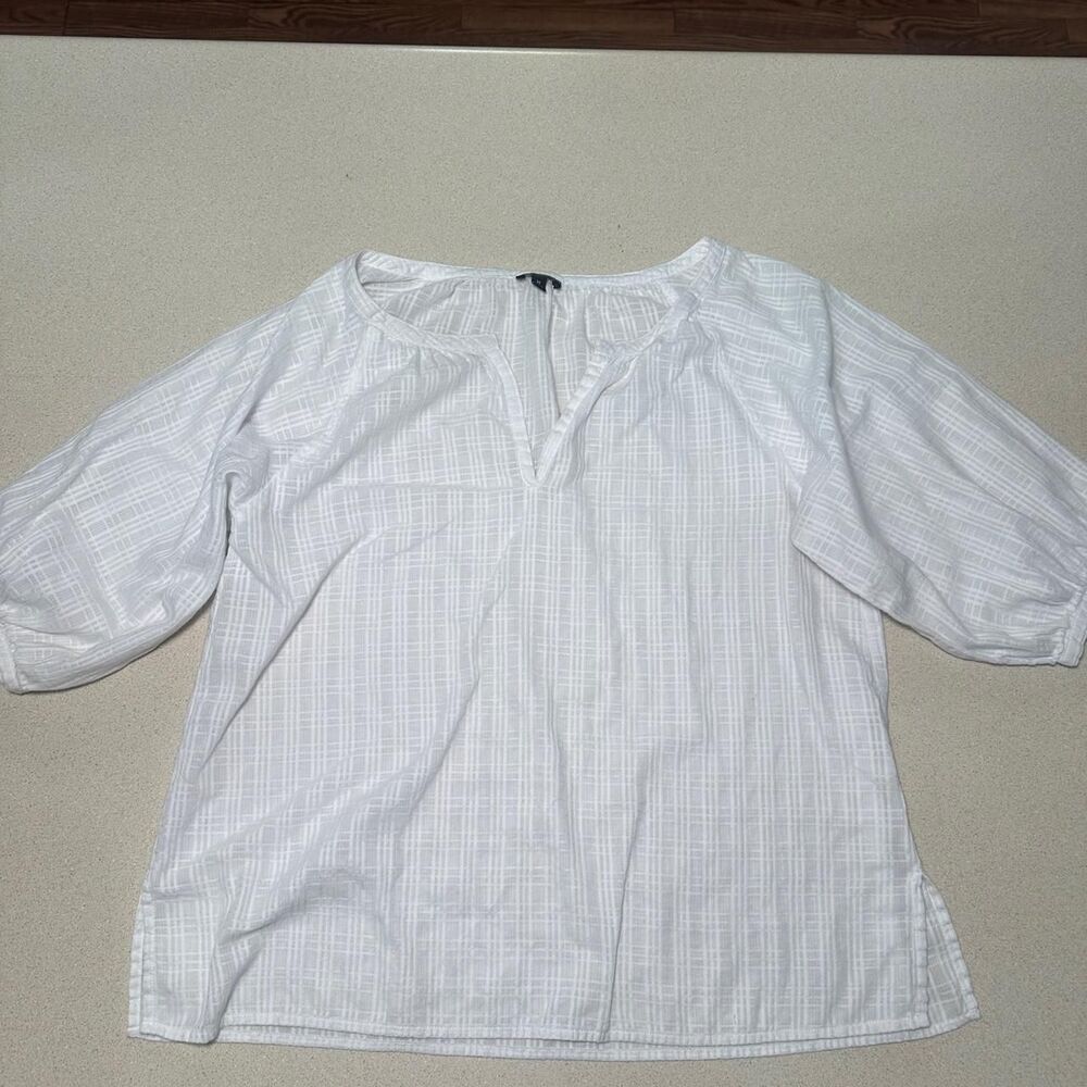 Talbots Women's White Blouse
